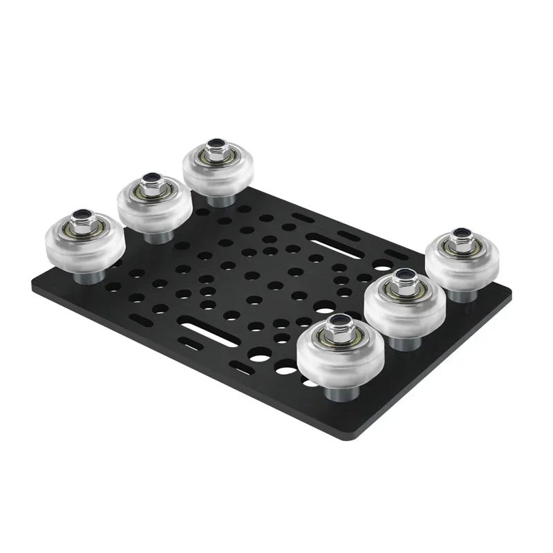 

3D Printer Accessories European Standard Aluminum Profile V-slot Gantry Plate 20-80mm Four-wheel Slide Six-wheel Block