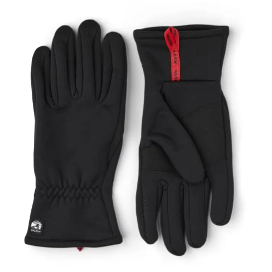 Hestra Touch Point Fleece 5-Finger Glove Liner I Machine Washable Touch Screen Compatible Liner for Added Warmth