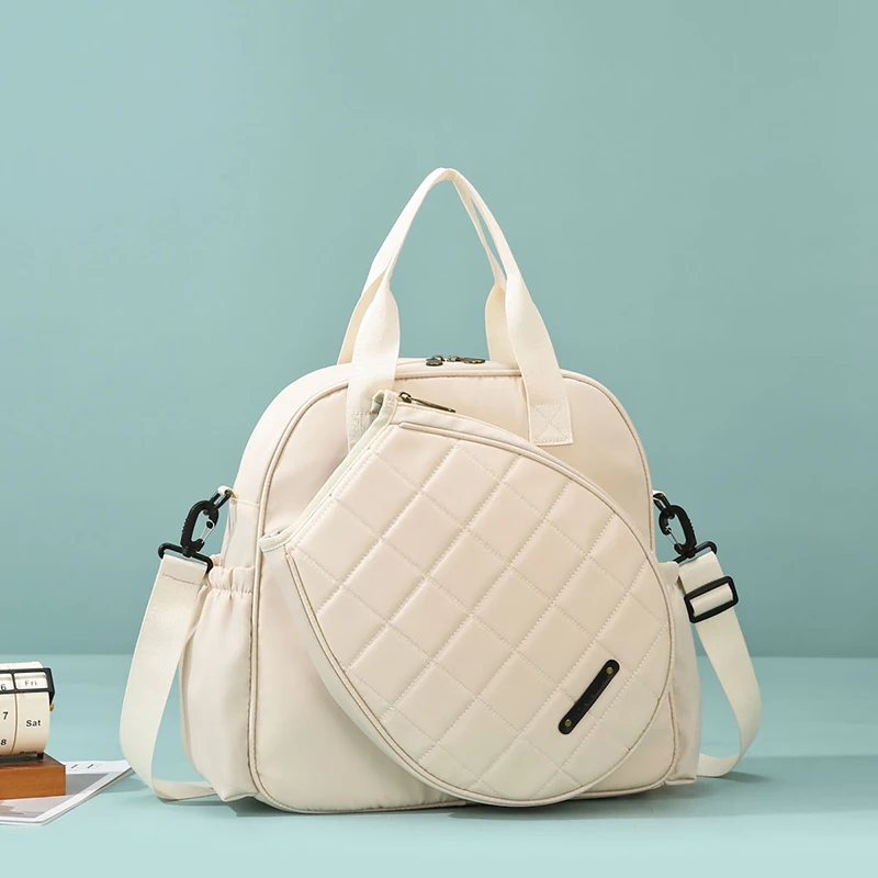 

Tennis Badminton Rackets Bag 2-Rackets Handbag Large Capacity Sports Shoulder Bag Women Versatile Squash Racket Crossbody Bag