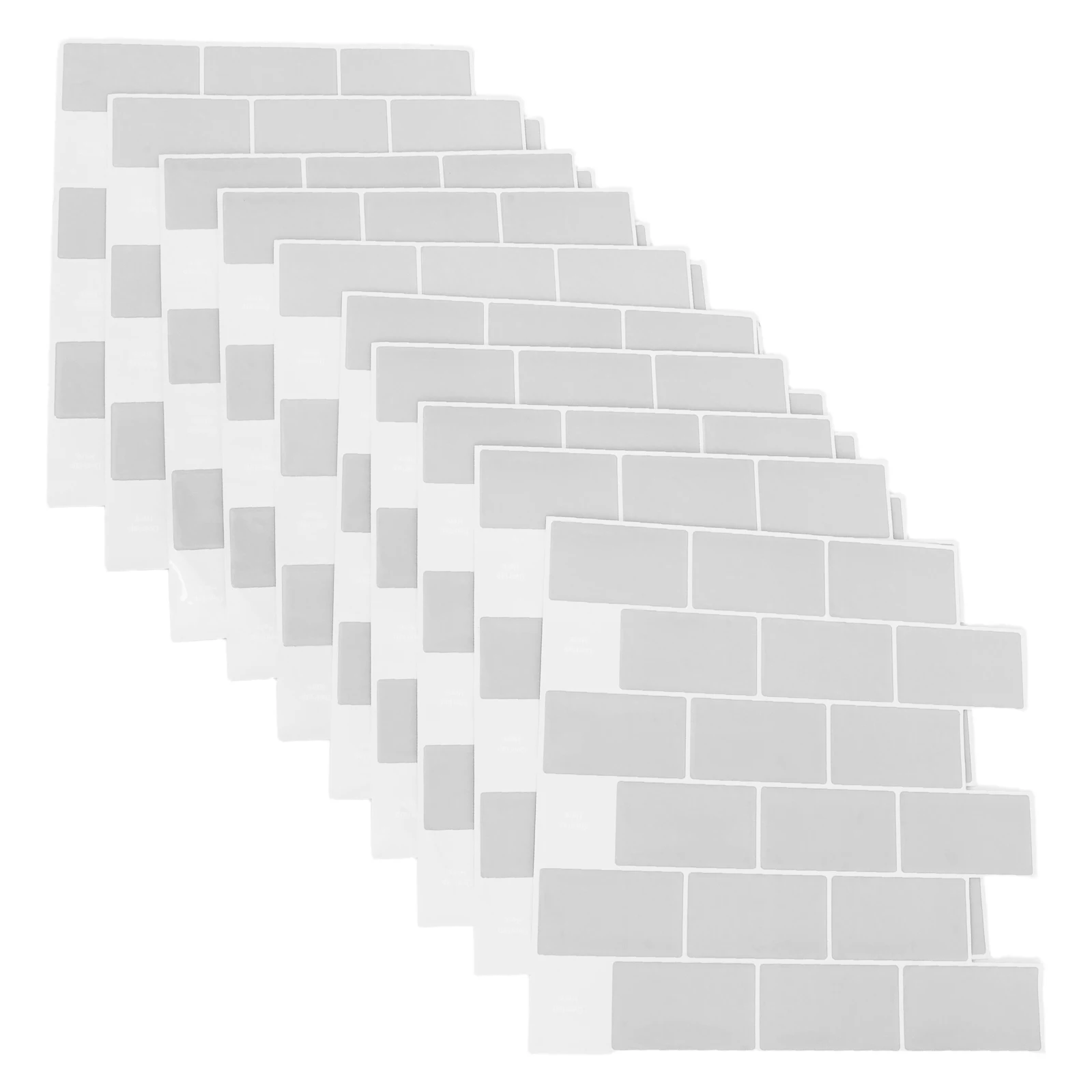 

10 Sheets 3D Drip Glaze Wallpaper Self Adhesive Tiles Waterproof Oilproof Kitchen Bathroom Decor Peel Stick Brick Stickers