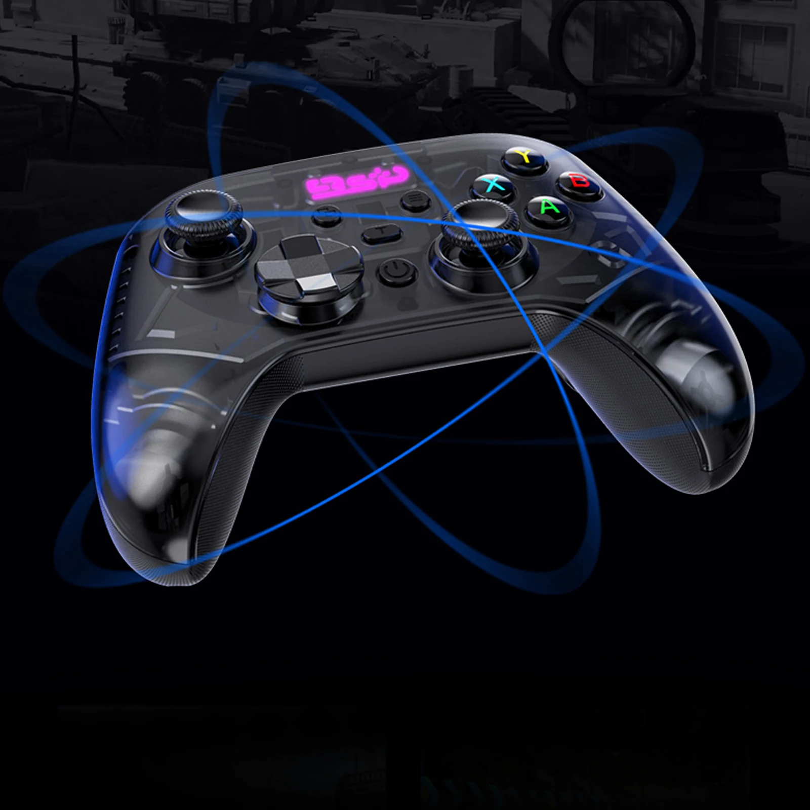 Retro Handheld Console with Hall Effect Anti-Drift Joystick Control Console 2.4G & Wired 1000Hz Polling Rate for PC/iOS/Android