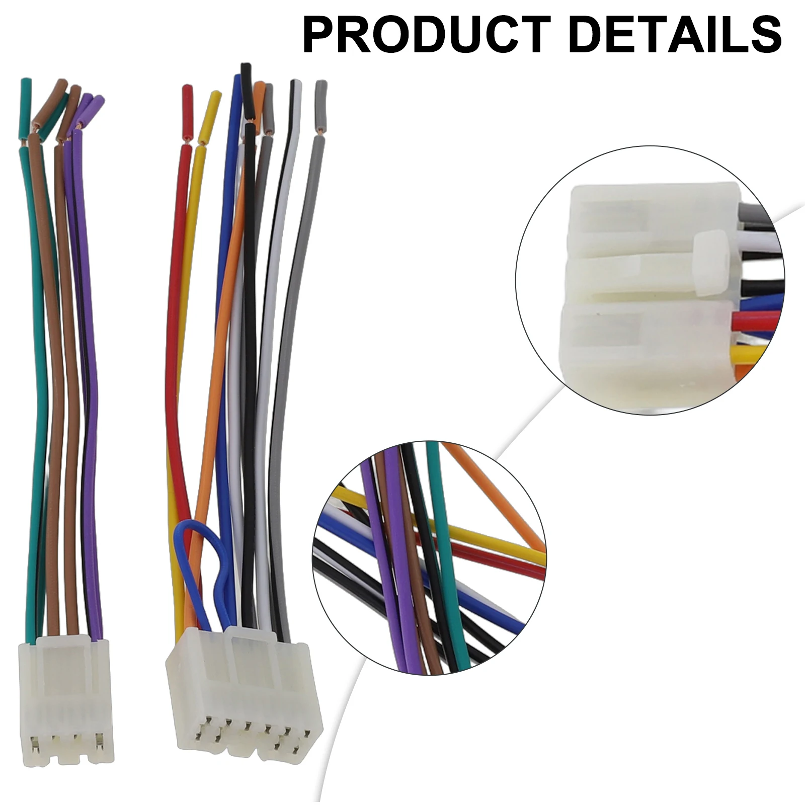 150 мм автомобильный стерео CD-плеер, жгут проводов для Toyota послепродажного обслуживания, радио стерео, установка автомобильного жгута проводов, кабельный адаптер, аксессуары