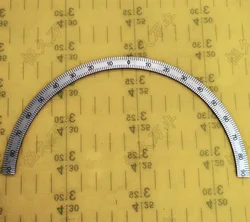 Diameter:167mm  thickness:1mm 180 degree middle half circle dial disc Experimental equipment