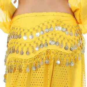 Sexy belly dancing hip cachecol for women, wrap belt, female show, sequins' sequins costumes, Thailand, India, Arab 8 Main Sales Skirt Belly Dance - №6