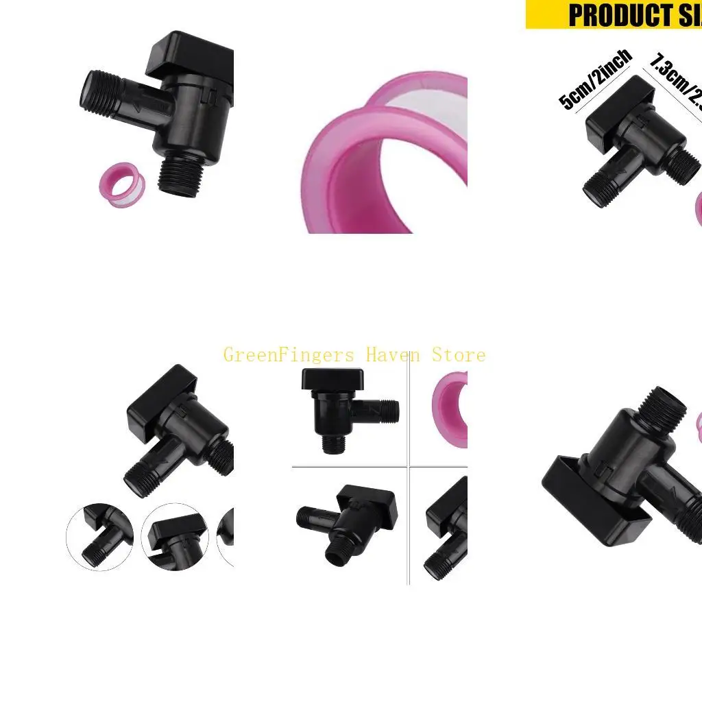F68D Upgrades Check Valves with PTFE Tape Backflow Prevention for Tank Flushing System