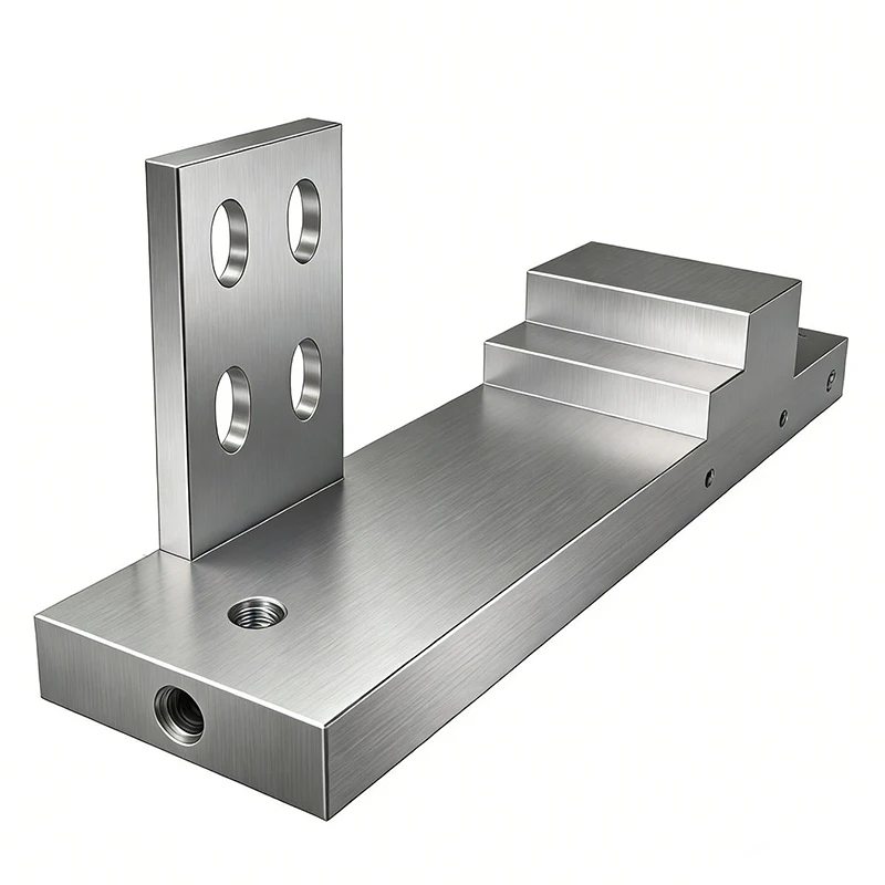5axis CNC Milling Machining Service Precision CNC Milled Stainless Steel Structural Mounting Block