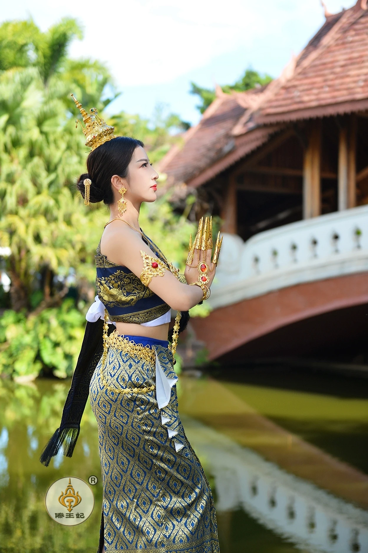 Vêtements traditionnels thaïlandais imbibés pour femmes, robe tube Dai, châle, studio, voyage, accessoires de photographie, uniforme de performance sur scène