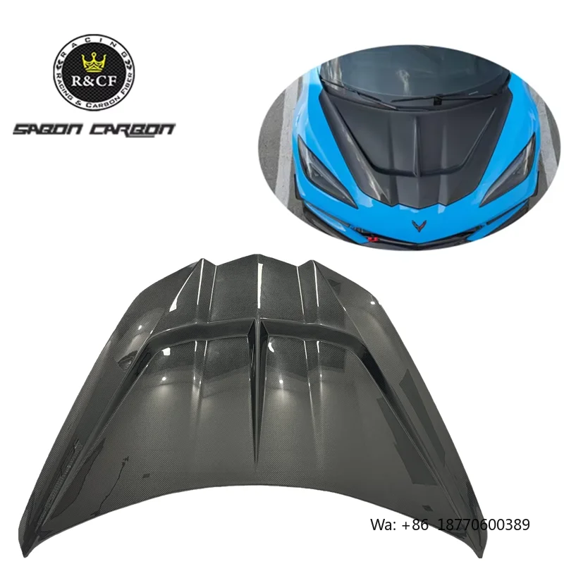 

Карбоновый капот ST Style для Corvette C8 Z07 Stingray Z06 (2019-2024)
