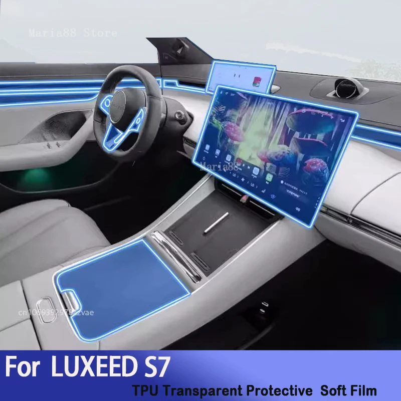 

For LUXEED S7 2024 Car Dashboard Cover Mat Dash Board Sun Shade Pad Anti-UV Artificial Leather Accessories