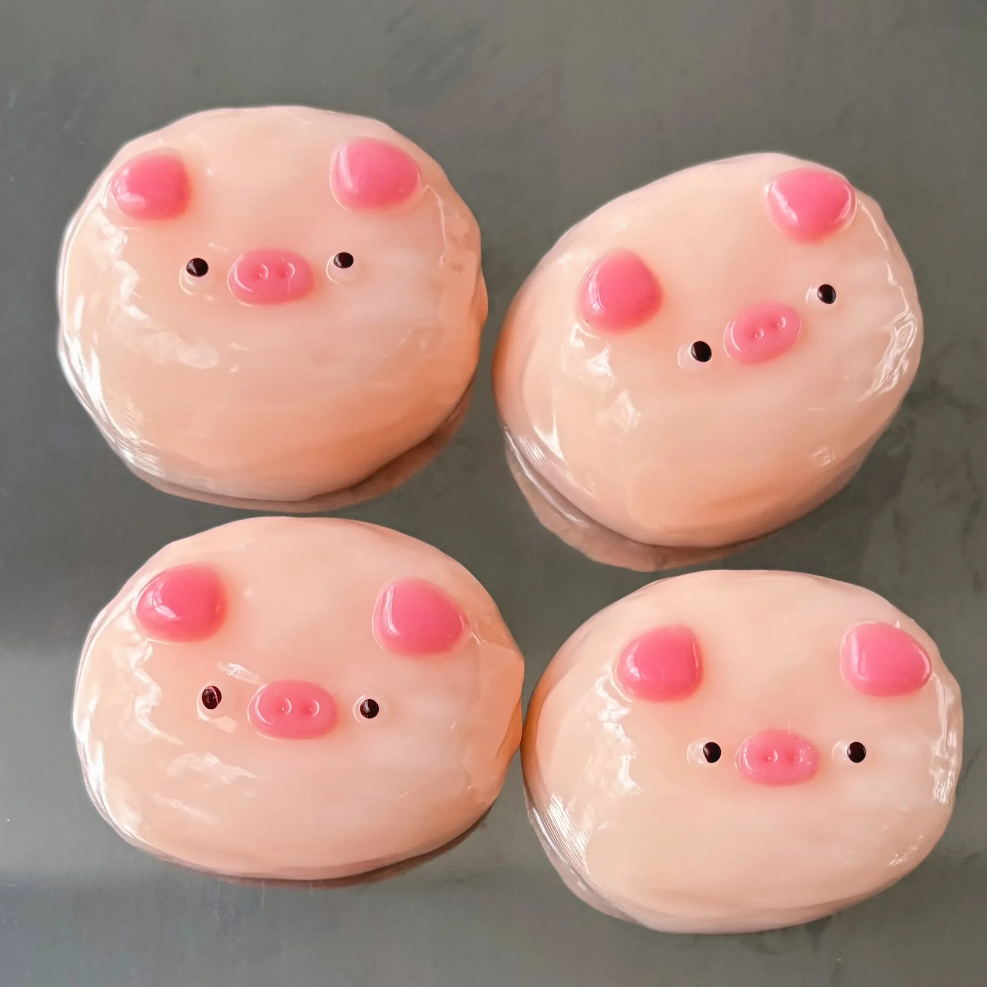 Cute Pink Pig Squishy Sensory Toy Stress Relief Fidget for Autism And Anxiety Sticky Slow Rising Squeeze Toy for Adults Children