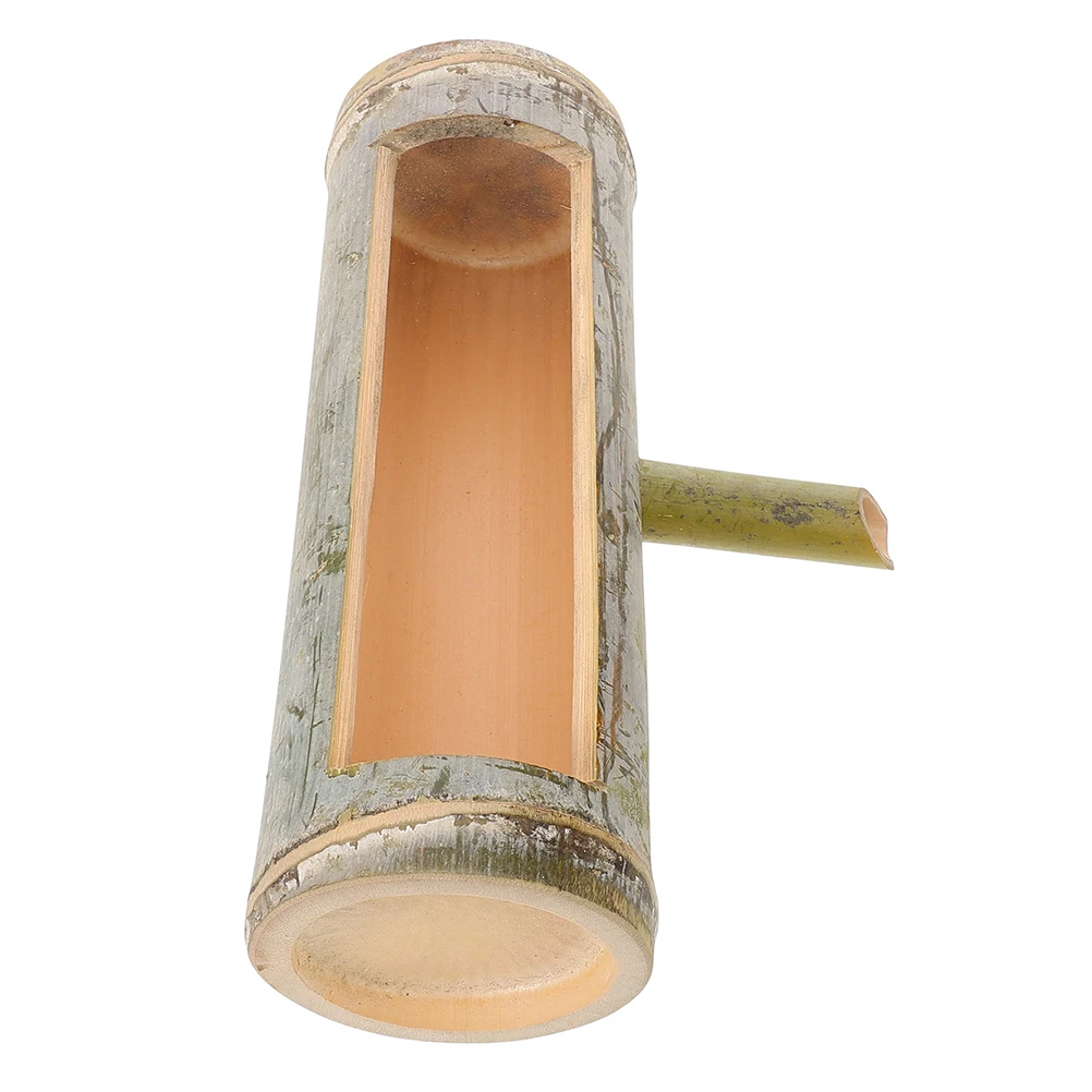 

Bamboo Water Accessories Handmade Aquarium Fountain Decorations Tube Ornaments Living Room Garden Pond Feature Zen Japanese