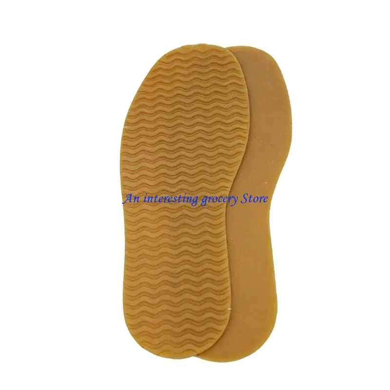 652D Rubber Full Soles 4mm Thick Nonslip Ground Grip Soles Protector for Enhances Traction and Comfortable Easy to Use