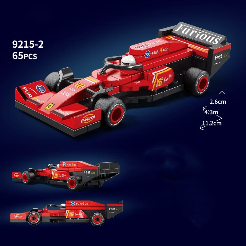 NEW City Speed Racing MOC Car Building Blocks Bricks Classic Rally Super Racer Vehicles Christmas Gifts Technical Toys