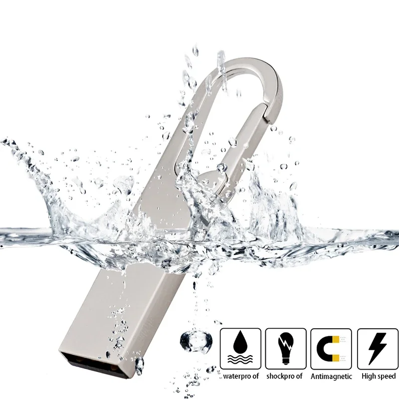 JASTER-Mini clé USB en métal, clé USB étanche, clé USB, clé USB haute vitesse, cadeau d'anniversaire créatif, 16 Go, 32 Go, 64 Go