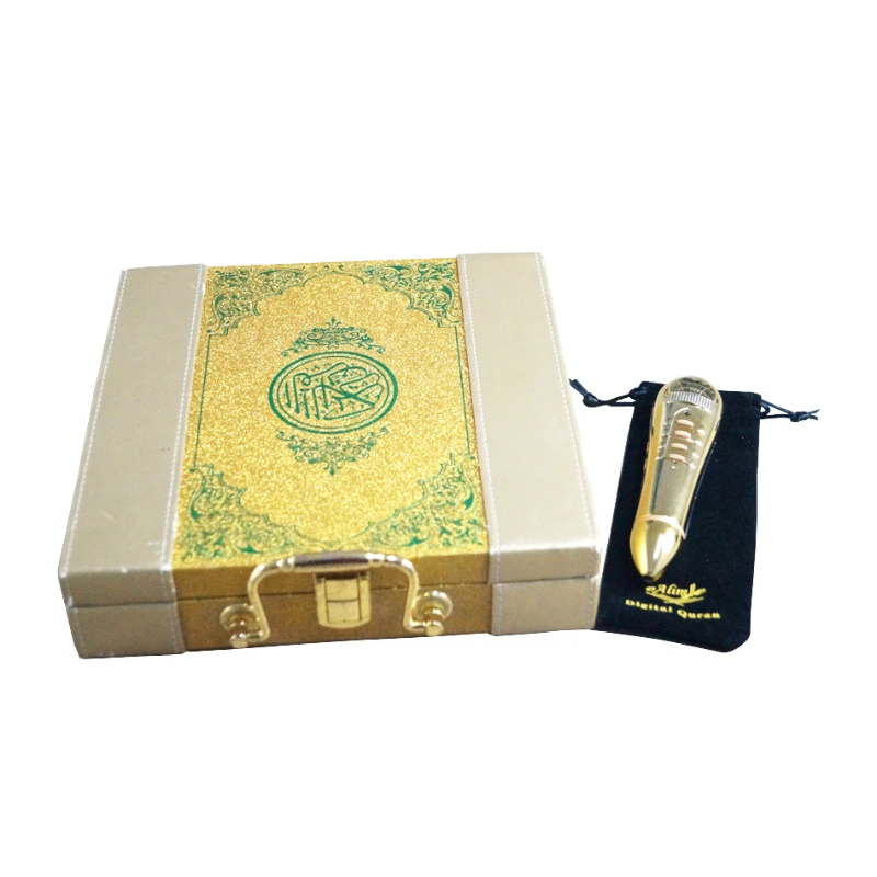 

Muslim Holy Quran Ramadan Gifts Gold Alquran book best price quran digital quran read pen PQ-G16