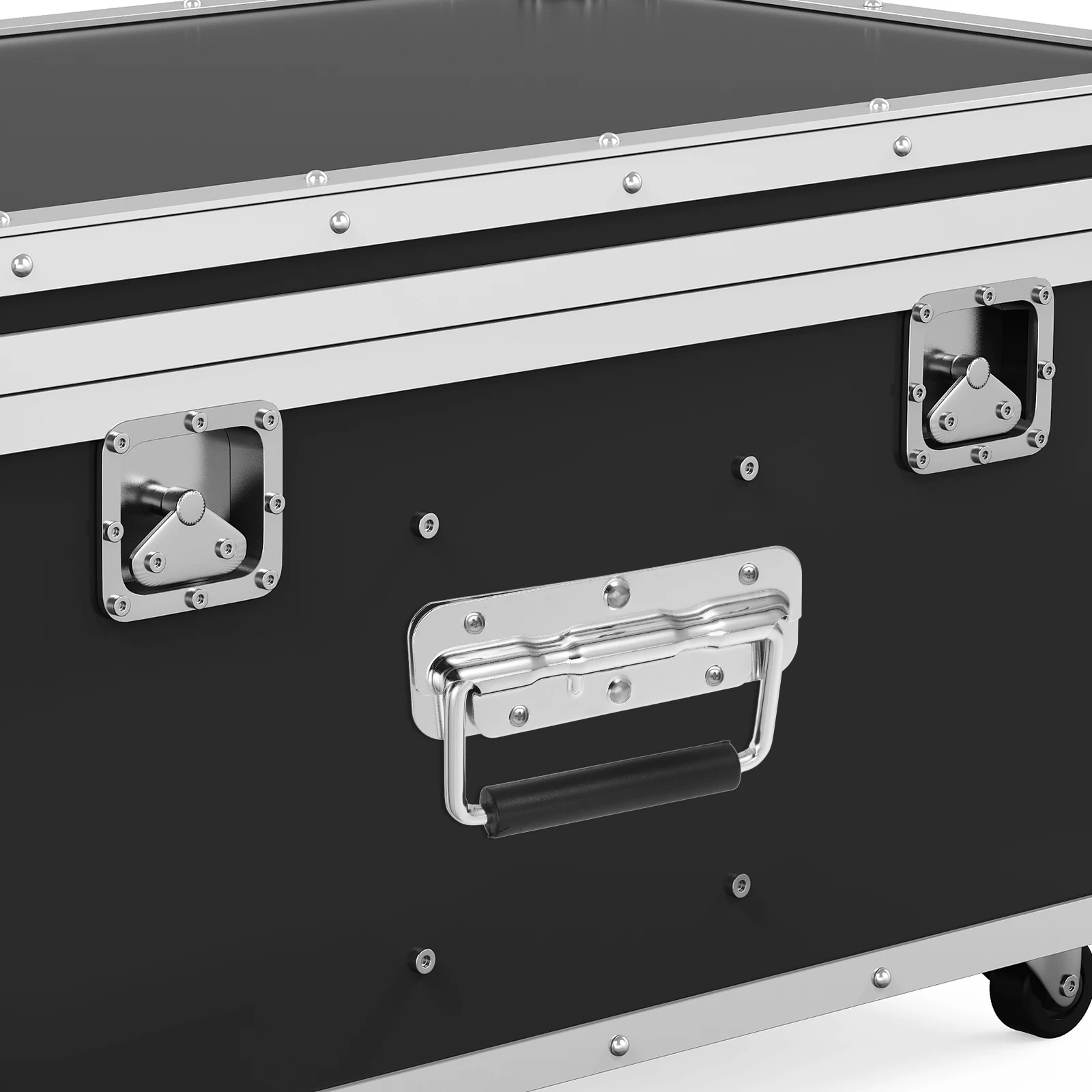 

4Pcs Spring Loaded Handles Iron Durable Heavy Duty Pull Handles for Cabinets Boxes Cases Replacement Case Handle