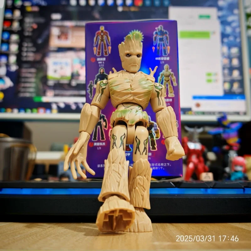 100% 정품 Blokees Marvel Heroes 스타 에디션 시리즈 3 블라인드 박스 아이언 맨 아이언 스파이더 Mk85 전쟁 기계 액션 피규어 컬렉션