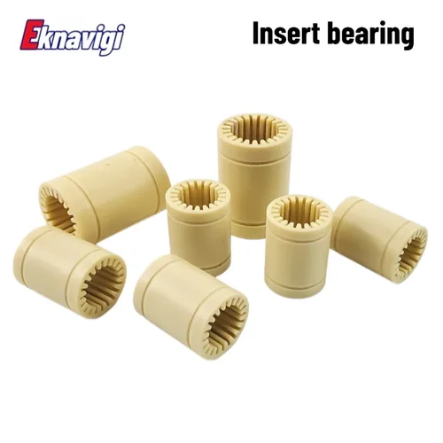 Imagen 2 del producto Rodamiento lineal deslizante totalmente de plástico de ingeniería LM6 8 LM10 12 16 20 LM25 30UU rodamiento liso resistente al desgaste sin aceite