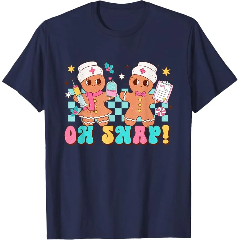 Funny Oh Snap Gingerbread Cookie Christmas T-Shirt