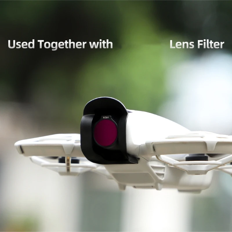 Adjustable Lens Shade for Clear Drones Footages in Bright Light Conditions