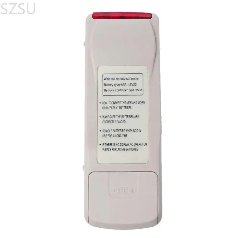 SZSU Mando a distancia doméstico apto para repuesto aire acondicionado GREE Y512 Y502