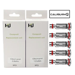 10PCS Caliburn G Coil 0.8ohm 1.0ohm UN2 KA1 Mesh Coils Head for Caliburn G2 GK2 Pod System KOKO Prime Vape Kit