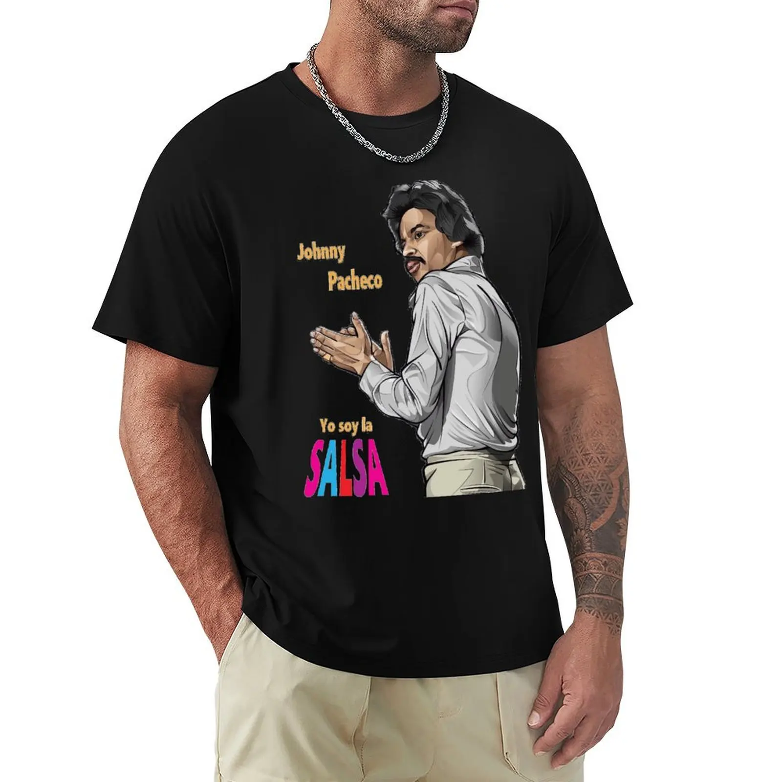 

Johnny Pacheco - Yo soy la Salsa T-Shirt anime tshirt plus size tops cute tops oversized t shirt men
