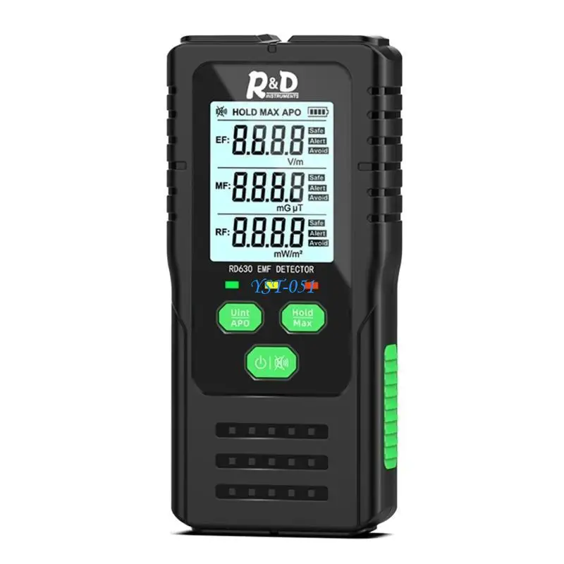 

E15A Radiation Meter, Radiation Detector Handheld Electromagnetic Field Radiation Detector Suitable for Home, Office Radiation