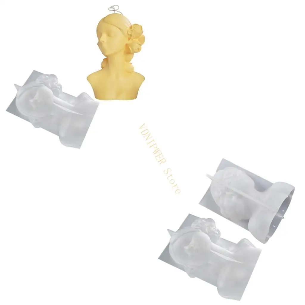 

European American Classical Characters Scented Material Mold Home Decor D08E