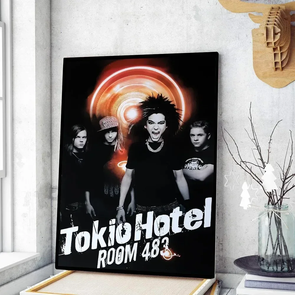 Aesthetic Canvas Painting Posters Tokio Hotel Band Poster Movie Posters Wall Art Pictures For Living Room Decoration