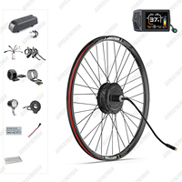 Bafang 500W EBike Kit Rear Drive Wheel Hub Motor Electric Bike Brushless Motor Bicycle Conversion Kit 20Ah 17.5Ah 13Ah Battery