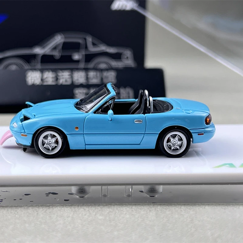 ATS 1:64 Mazda MX5 MX-5 Alloy Car Diecasts & Toy Vehicles Car Model Miniature Scale Model Car Toys For Children