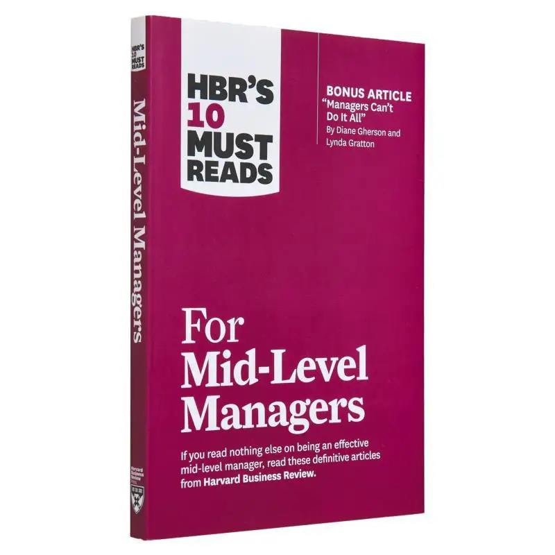 

HBRs 10 Must Reads For MidLevel Managers Harvard Business Review Harvard Business Review Press 9781647824945 Book