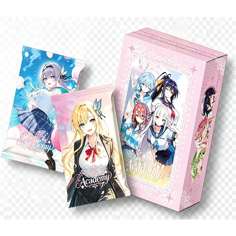 Genki Carnival Vol.5 Genki Academy Anime Card Genki Parade Japanese ACG Collectible Card Campus Theme Trading Card Set