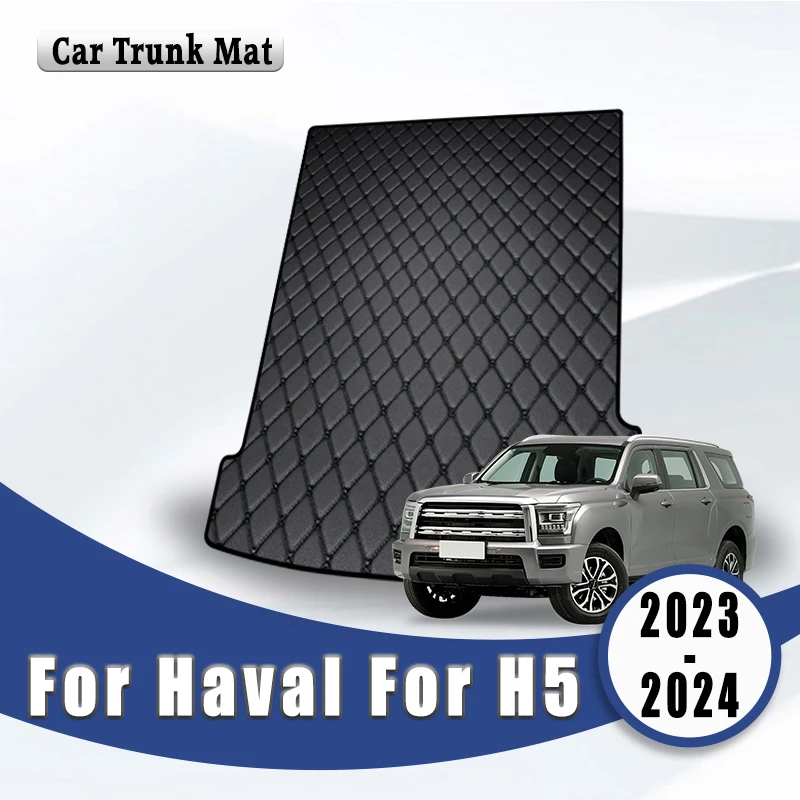 

Car Trunk Mats For Haval H5 2023 2024 Auto Vehicles Cargo Liner Carpets Interior Accessories Products Automobiles Covers Part