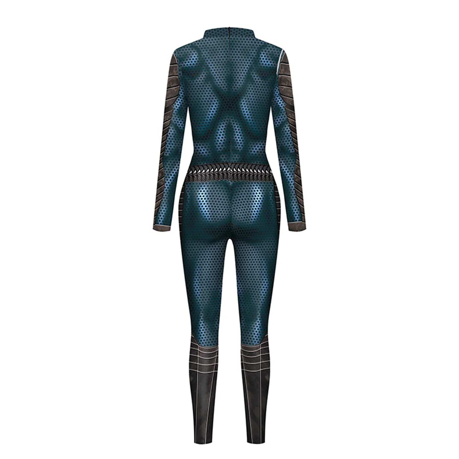 2024 New Cosplay Sea King Jumpsuit 3D Printed Adult Jumpsuit Slim Halloween Carnival Holiday Suit