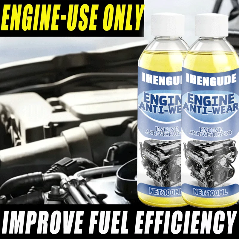 Engine Oil Anti-Wear Additive, Auto Engine Lubrication Protection Agent Reducing Noise Friction and Wear