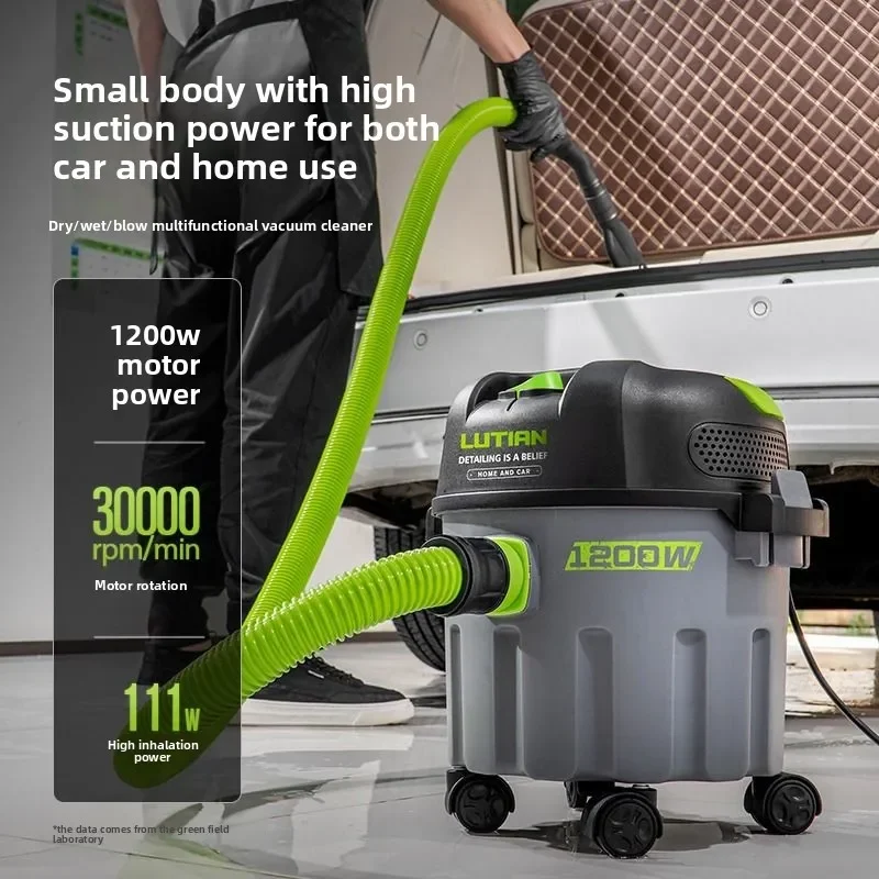 2026 Small Powerful High Power Factory Home Decoration 1200W Industrial Vacuum Cleaner Large Suction Dust Removal