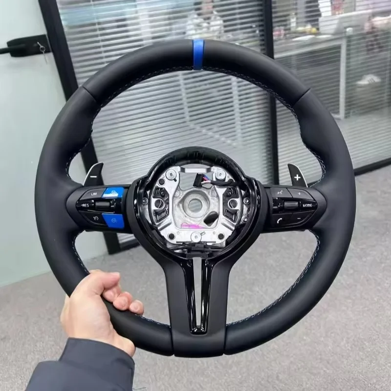 Customized Microfiber Leather Car Steering Wheel For BMW M Sport F10 F11 F12 F15 F20 F21 F22 F25 F30 E90 E92 E70 Steering Wheel