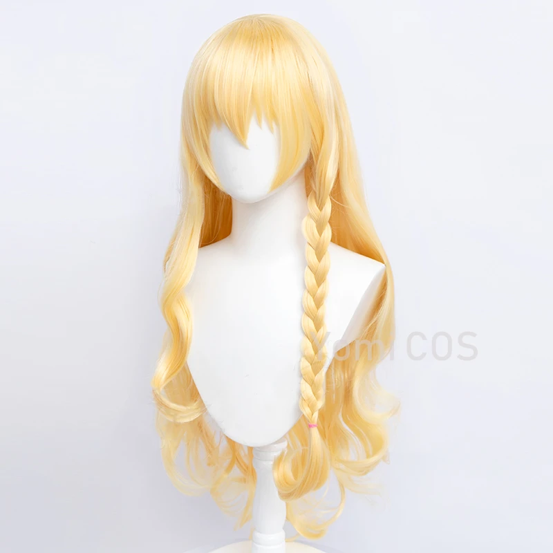 TouHou Project Kirisame Marisa Cosplay Wig Golden Wig Role Play Halloween Carnival Cosplay Props Hair Wig 85cm