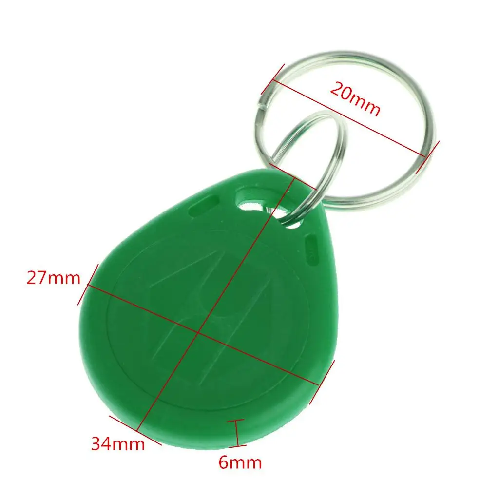 RFID ID Card Key Chain ABS Metal Token Tags Fast Reading Access Control for Building Entry