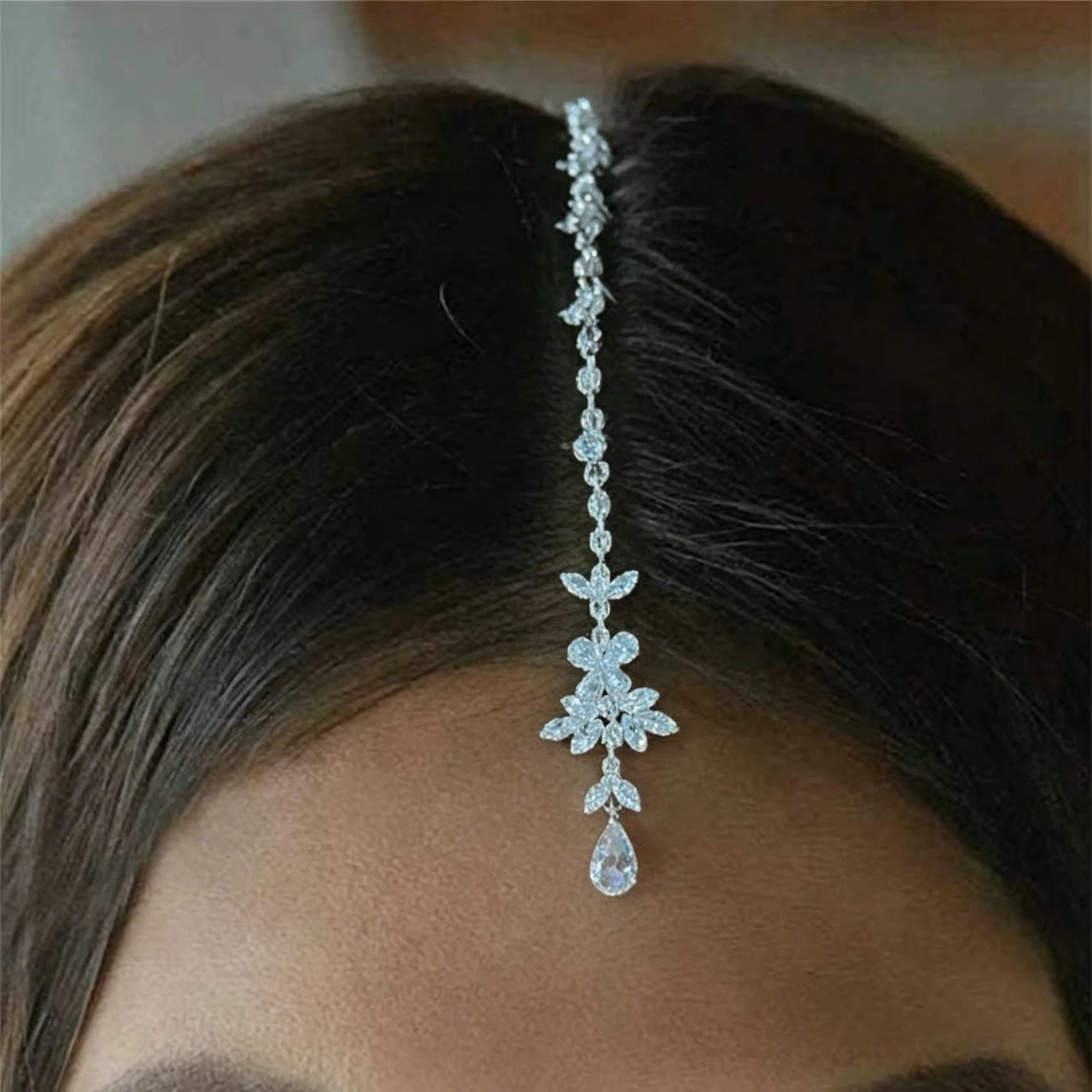 1 Stück Strass-Stirnband für Frauen, Kristall-Braut-Stirnband, Vintage Boho Glam Haar-Accessoire, Hochzeitsfeier