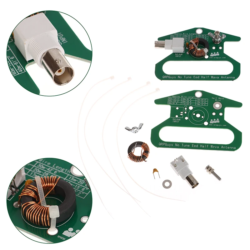 Generador de señal de antena de media onda alimentado portátil sin extremo Tune, accesorios de medición de componentes electrónicos, nuevo, 1 unidad