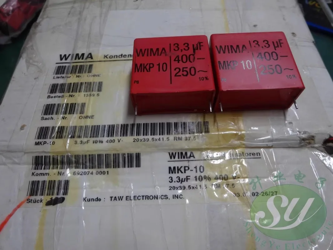 

MKP10 3.3uF/400V 3u3 335 New film capacitor 37.5MM