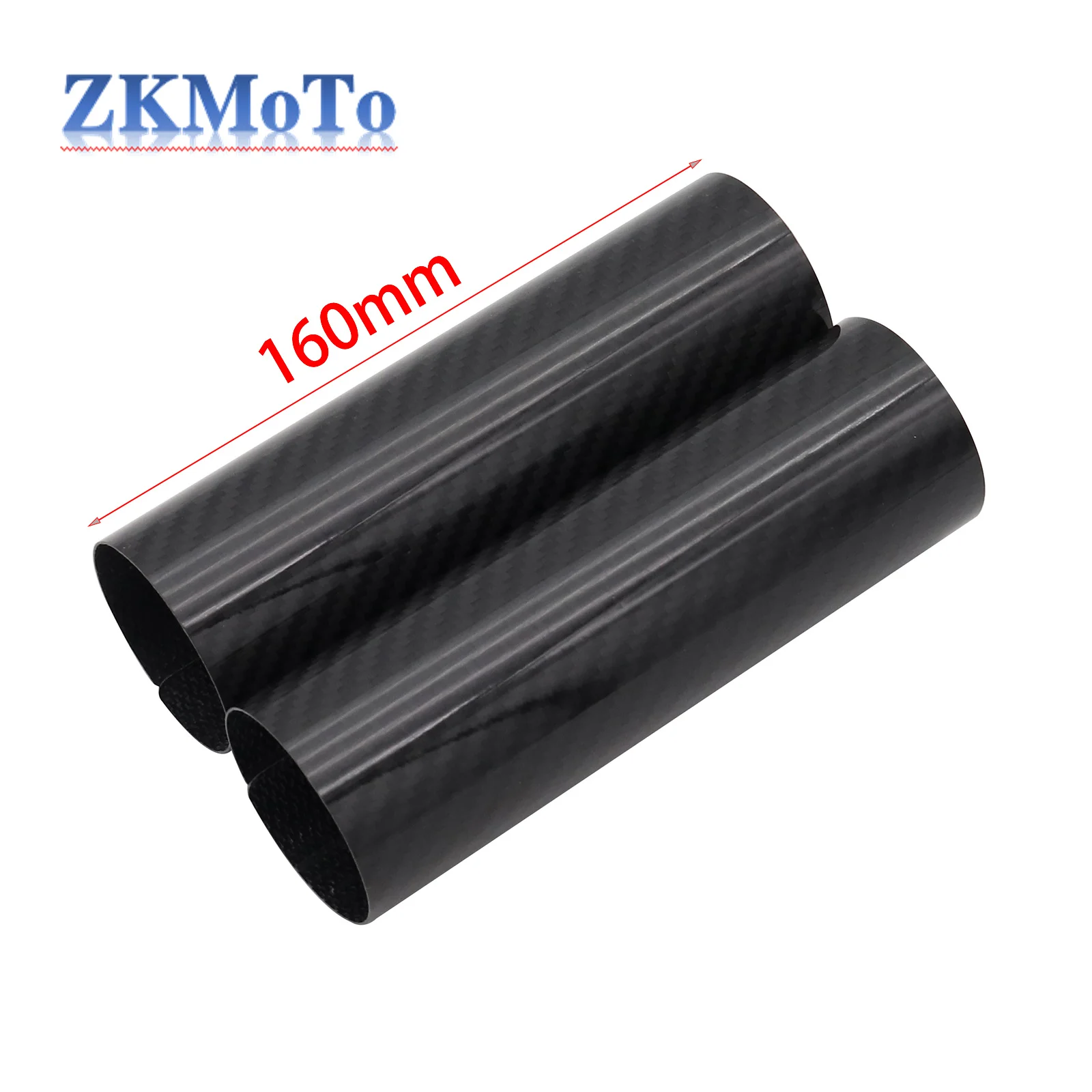 Motorcycle 160mm 178mm 202mm 225mm 248mm Carbon Fiber Front shock absorber circular protective For KTM Honda Yamaha Kawasaki