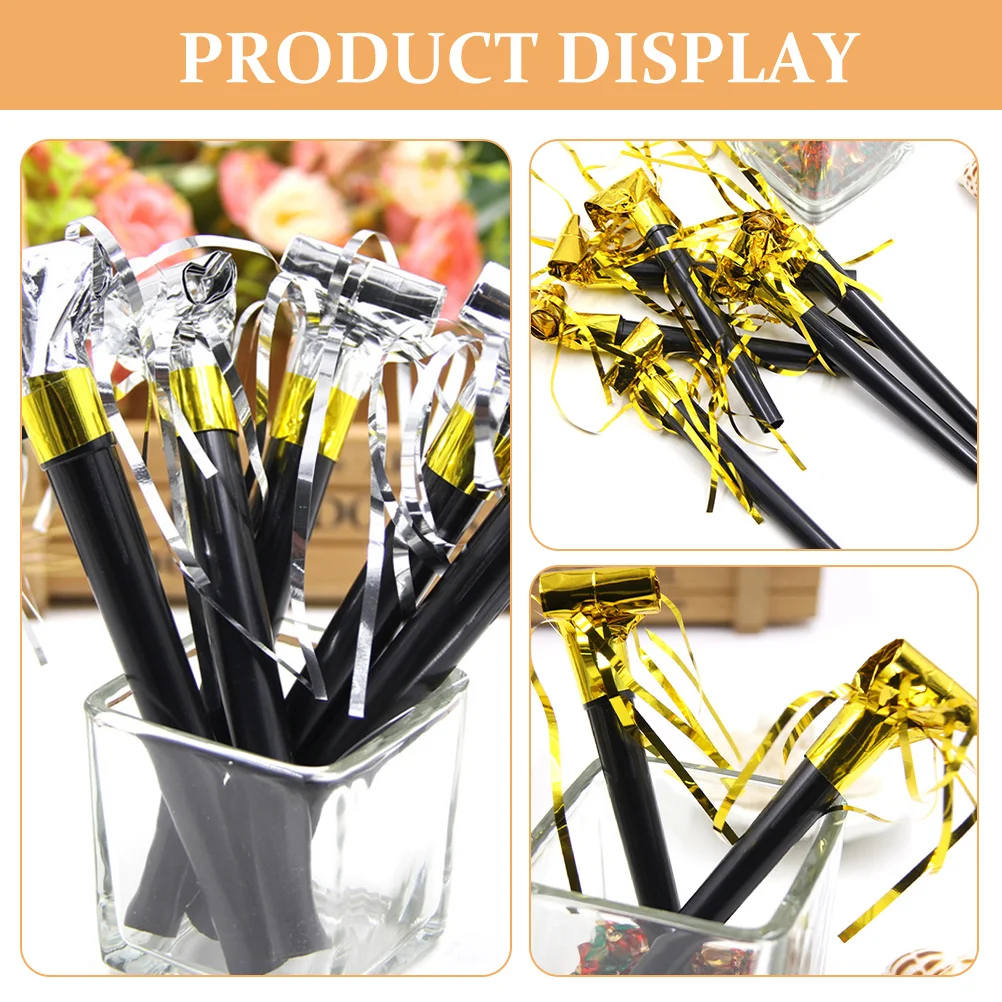 

3pcs 3 Pieces New Years Eve Party Favors Birthday Blowers Noisemakers The Whistle