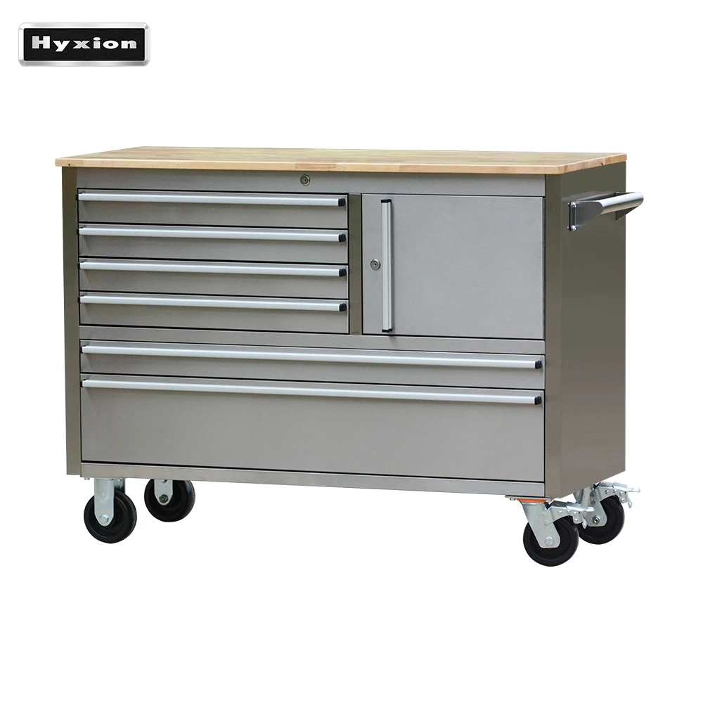 

Оптовые гаражные шкафы Hyxion из нержавеющей стали на колесах для хранения инструментов