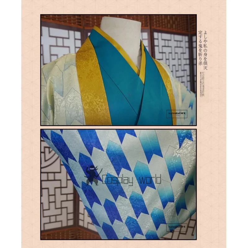 شيطان القاتل تأثيري ازياء Hashibira Inosuk عباءة كيمونو أنيمي موحدة الكبار تمويه هالوين ملابس لعب الأدوار #6