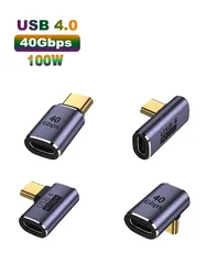 FDBRO USB4 typ C do C 40GB PD100W szybkie ładowanie 8K @ 60Hz Thunderbolt3 rozszerzenie Adapter do kabla męskiego do żeńskiego do telefonu Laptop PC