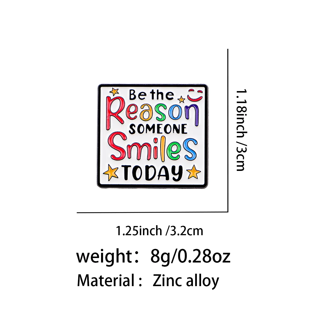 Be the Reason SOMEONE Enamel Pin Quotes Brooch Lapel Pins Badge on Backpack Clothing Accessories Fashion Jewelry Friends Gifts